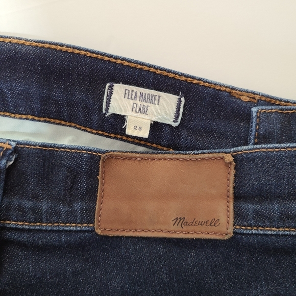 Madewell Flea Market Flare Jeans in Kenner Wash Size 25 - Picture 4 of 4